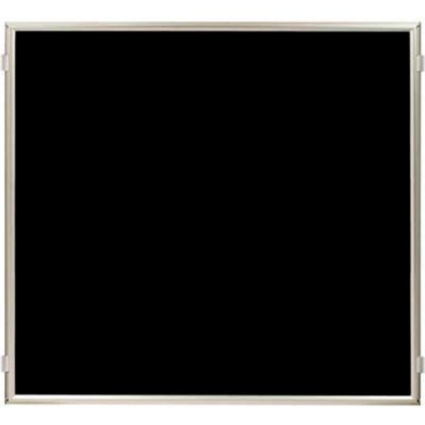 Lavi Industries , Hinged Frame Sign Panel/Barrier, , 48" x 48", Matte Black 50-HFP1005/SA/BK